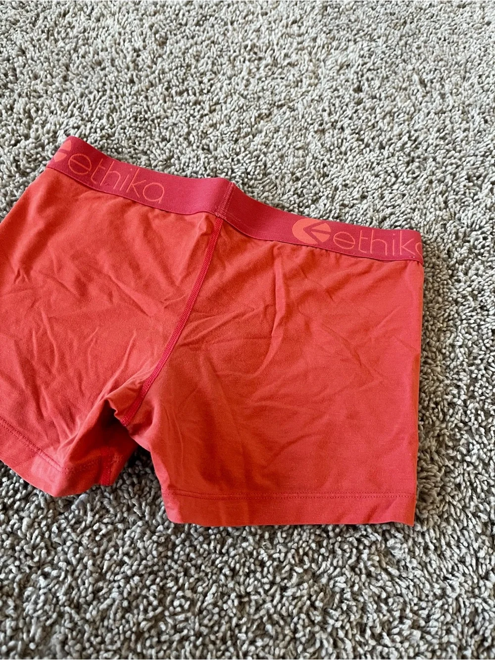 ethika Women's Red Athletic Bike Shorts